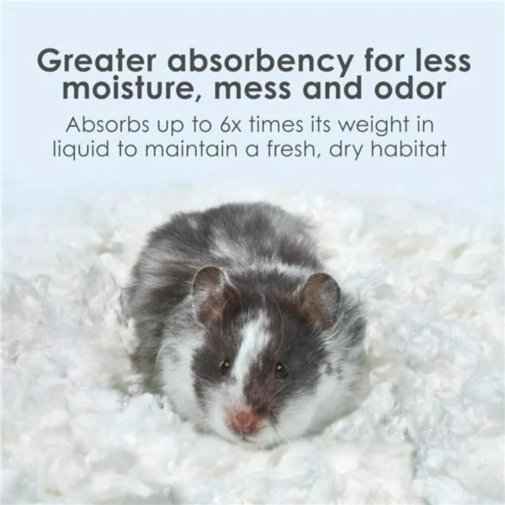 Kaytee Clean & Cozy White Paper Bedding Made for Small Animals 49.2 Liters Odor